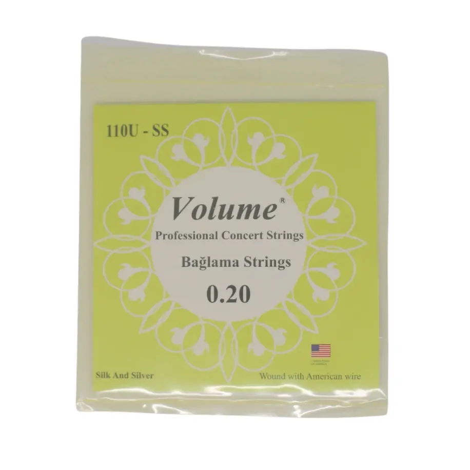 Volume 0.20 Uzun Sap Boncuksuz Bağlama Teli (İPEK BAMLI)