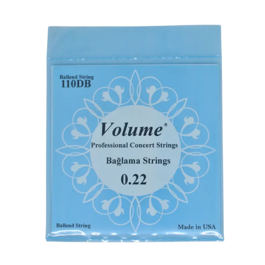 Volume 0.22 Divan Uzun Sap Boncuklu Bağlama Teli