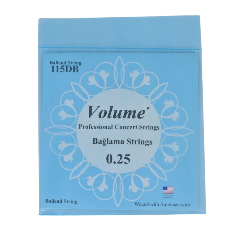 Volume 0.25 Divan Uzun Sap Boncuklu Bağlama Teli