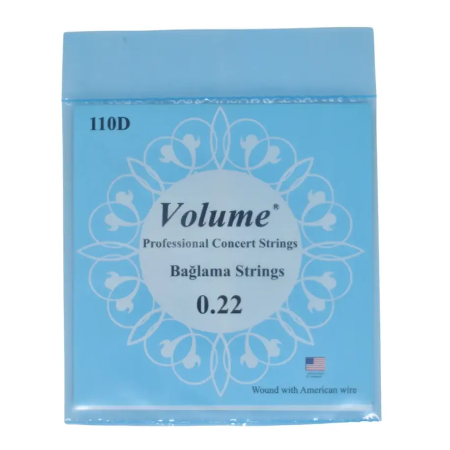 Volume 0.22 Divan Uzun Sap Boncuksuz Bağlama Teli