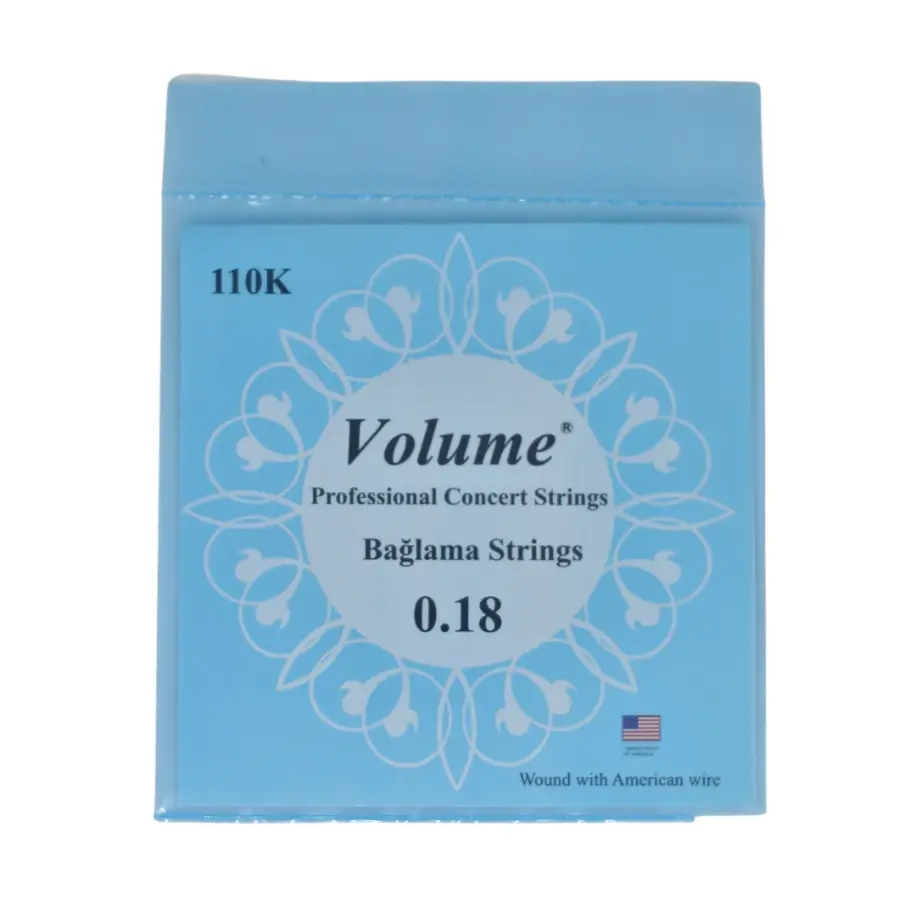 Volume 0.18 Kısa Sap Boncuksuz Bağlama Teli